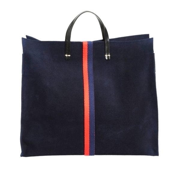 Clare V Perforated Suede Tote